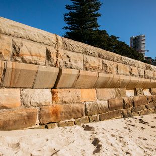 Double Bay sea wall restoration